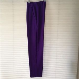 Vintage wool gaberdine slacks w/inset side pleats